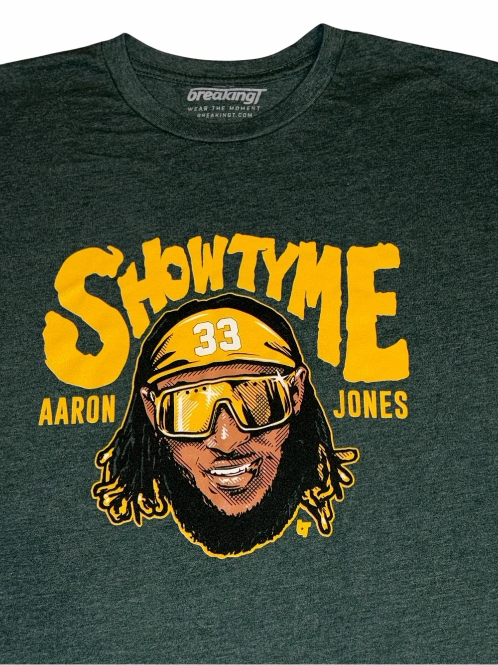 Showtyme Graphic Short Sleeve Tee - Dark Green - Picture 3 of 7
